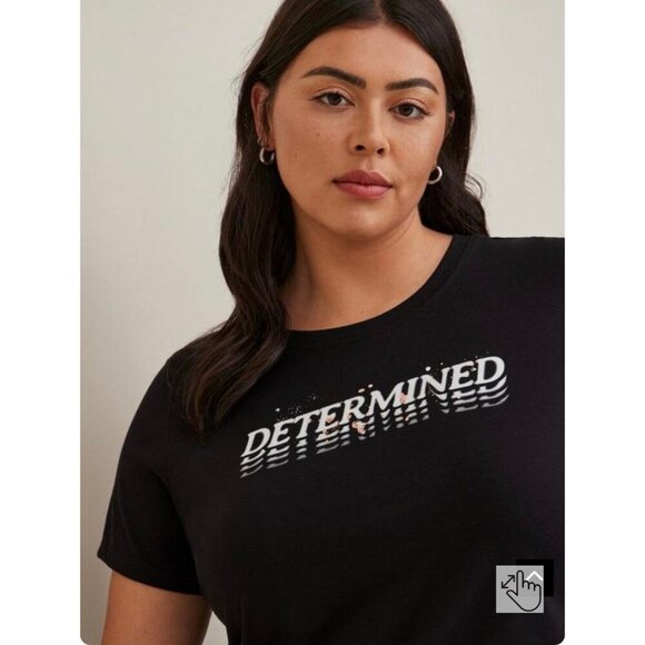 Torrid Tops - Torrid Size 2 Determined #TorridStrong Graphic Tee